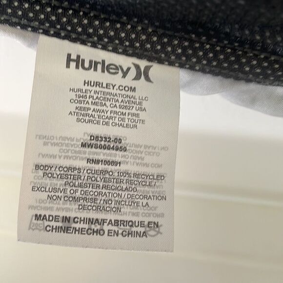 HURLEY H2O Dri Breathe Obsidian grey shorts 31 - Picture 8 of 9